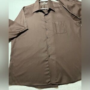Geoffrey Beene men’s bottom down long sleeve shirt, XXL